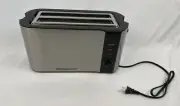 Elite Gourmet 4-Slice Multifunction Toaster Oven ~ Silver ~ NEW - Free Shipping!