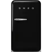 Smeg 135 Litre 50's Retro Style R/H Bar Fridge - Black