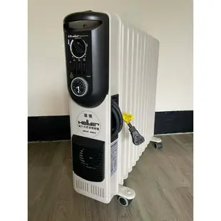 德國HELLER嘉儀 12片 恆溫葉片式電暖器 KE212TF(2018年購入)