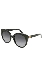 Gucci Cat Eye Sunglasses Black & Grey GG0325S