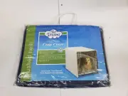 Pet Dreams Open Front Crate Cover XL Brushed Twill Denim 42"x28"x30"