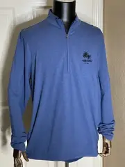 NWT Travis Matthew Performance Golf Pullover Quarter Zip Sz Med Mens Long Sleeve