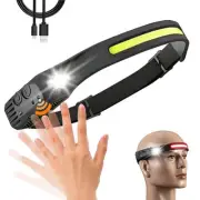 Headlamp Rechargeable with red light Bright 230° Wide Beam Headlight, Headlam...
