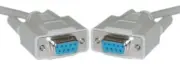 Lot100 6ft DB9pin Female~F Null Modem Cross/Nul wired,Serial RS232 Cable/Cord