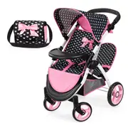 Bayer Twin Star Doll Pram Kids/Childrens Interactive Push/Pull Toy 3y+