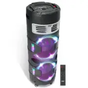 Pyle Portable Bluetooth Speaker & Microphone Karaoke System, Indoor/Outdoor
