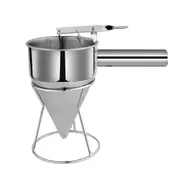 Stainless Steel Donut Cupcake Waffle Batter Funnel Pancake Dispenser Baking Tool