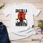 有趣的複古日本 DOGZILLA DOBERMAN PINSCHER 中性 T 恤