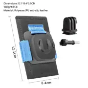 Durable Hook&Loop Backpack Clip for Gopro DJI Action5/Insta360 Shoulder bracket