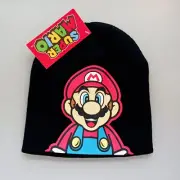 2017 Nintendo Super Mario Black Beanie Youth Hat