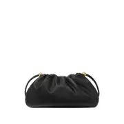 [Versace] Versace Small Tag Drawstring Clutch Bag ONE SIZE BLACK