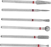 WRITWAA Electric Grinding Head Nail Drill Bit Set Nail Drill Grinding Head Manicure Tool Kit Accessories