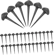 BESPORTBLE Equestrian Hoof Care 50pcs Compact Horseshoe Nails Iron Shoing Nails Portable Horseshoe Tool Horse Fixators