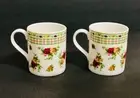 NEW Royal Albert Old Country Roses Casual Plaid Mug Set of 2