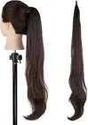 Hair Extension Pony Tail Flexible Pretty Hair Ponytails Hairpieces Wig (Chocolat