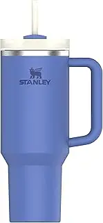 [STANLEY] Quencher H2.0 FlowState Stainless Steel Vacuum Insulated Tumbler with Lid and Straw for Water, Iced Tea or Coffee, Smoothie and More, Iris, 40 oz