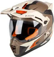 Klim Krios Pro Charger, adventure helmet , color: Matt Brown/Beige/Grey , size: XXL