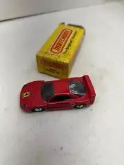 1989 MATCHBOX SUPERFAST MB24 RED FERRARI F40 NEW IN BOX