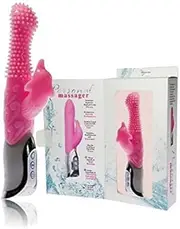 Pearl Silicon Vibrator w/Textured Shaft | Clitoral G-Spot Stimulator, Dolphin Stim Rabbit Stim 6 Inch Dildo Sucking Dildo Thrusting Masturbation Vibe Gspotter Toys For Women