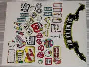 CREATURE FROM THE BLACK LAGOON Pinball Machine Insert Decal Set