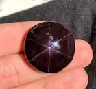 133 Cts Certified Natural Red Garnet Star 28x28 MM 6 Ray star Garnet Gemstone
