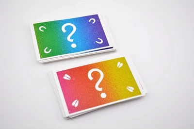 Monopoly Unicorns vs Llamas game part pieces - unicorn & llama chance cards