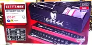 Craftsman 130pc SAE/Metric Mechanics Tool Set w/Black Metal Tool Box ~999633 NEW
