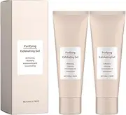 Glow Goddess Exfo-liating Gel,Facial Exfoliator Scrub,Purifying Enzymes Exfo-liating Gel,Purifying Exfoliating Gels For Dark Spots (2PCS)