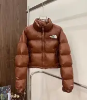 North Face/North 84 Jenna Kendou Short Down Jacket - Brand New Brown