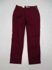new MERONA Pants Women's Size 6 Velour Side Stripe Purple Slim Ankle Trouser