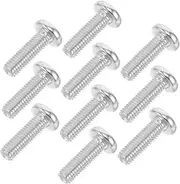 Mobestech 10pcs Disc Brake Screws Motorcycle Brake Screws Motorcycle Rotor Bolts Retaining Rotor Bolts Alloy Silver