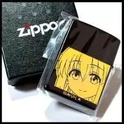 Zippo Bocchi The Rock Black Gold 2 Sided Etching Lighter Regular Case Japan New