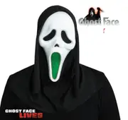 Light Up Fade Mouth Ghost Face Mask