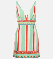 [Dolce & Gabbana] Dolce & Gabbana Printed cotton minidress AU 16 multicoloured