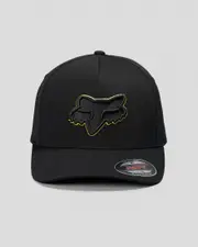 [Fox] Fox Men's Epicycle 110 Flexfit Cap in Black/Yellow Size Small/Medium S/M Black/Yellow
