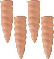 Watering Spikes for Outdoor Plants - Clay Wine Bottle Watering Stakes | Clay Stakes Devices Irrigation Accessories Waterer for Indoor Flower Lawn Garden Jardin Potted Lovers