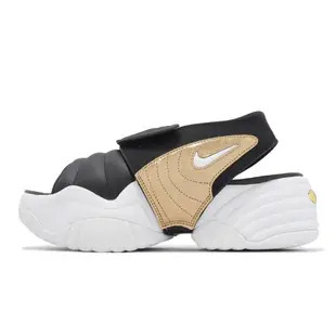 Nike 涼鞋 Wmns Adjust Force Sandal 女鞋 黑 白 金 Y2K 可拆綁帶 厚底 DV2136-001