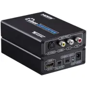 HDMI to Composite 3RCA AV S-Video R/L Audio Video Converter Adapter Upscaler ...