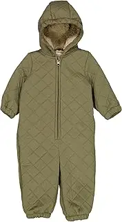 [Wheat] Unisex Baby Thermal Snowsuit Ski Suit Overall Hayden Snowsuit
