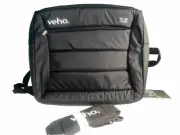 Veho T-2 Hybrid Black Soft Briefcase Shoulder Messenger Backpack Laptop Bag