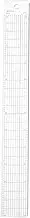 Westcott Grid Ruler with Metal Cutting Edge, 1.5 x 12.5, Transparent (B-1M)