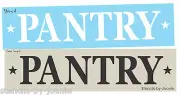 Sign Stencil Kitchen Pantry Stars Cupboard Farmhouse DIY Craft Art Free Shipping