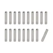 3x10mm Dowel Pins, 20pcs Round Head Flat Chamfered End Dowel Pin