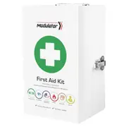MODULATOR 4 Series Metal Cabinet First Aid Kit - Workplace Plus - 6 Colour-Coded Injury Modules