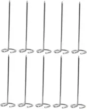 iplusmile 10Pcs Vertical Skewers for Air Fryer Reusable Barbecue Skewers for Meat Vegetables Compatible with Electric Ovens and Air Fryers and Convenient