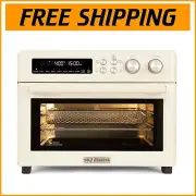 Almond Yellow Extra Large Convection Oven - 10 Functions for Effortless Cooking