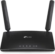 [TP-Link] Archer MR200 Cat4 + AC750 Mbps Dual-Band 4G LTE WLAN Router (150 Mbit/s in Download, Simultaneous Dual Band, 300 Mbit/s 2.4GHz + 433 Mbps 5GHz, Freely Configurable LAN/WAN Port) Black