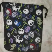 Daiso DisneyThe Nightmare Before Christmas Jack & Sally Drawstring Bag Halloween