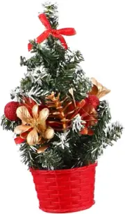 Amosfun Christmas Tree Christmas Pine Tree Christmas Table Centerpieces Small...