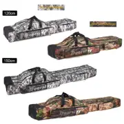 Doorslay 3 Layers Fishing Bag Portable Folding Fishing Rod Reel Bag Fishing P1Z2